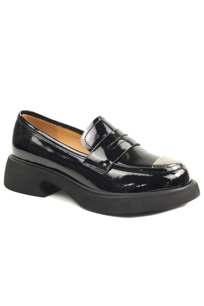 Anna Viotti Women's shoe d106 h907 w253-black lac-37