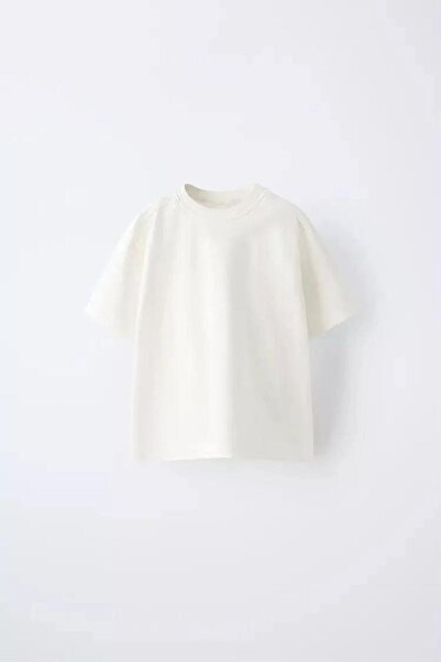La'ciel prss Unisex Oversize Girls' and Boys' Plain T-Shirt
