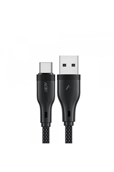 Acefast Cablu Date si Incarcare USB-A - USB-C C8-04, 18W, 1.2m, Negru