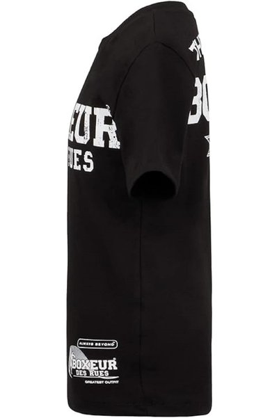 Boxeur Des Rues Tricou elastic cu logo pentru tineri, negru, pentru băieți
