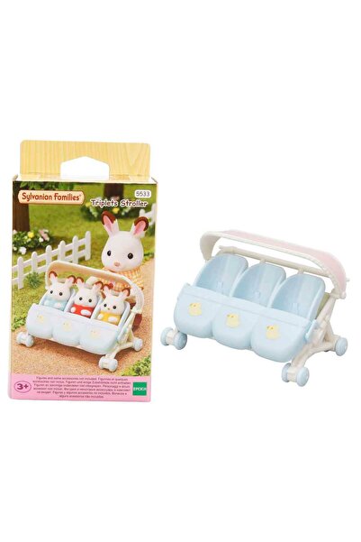 SYLVANIAN FAMILIES Üçüz Bebek Arabası