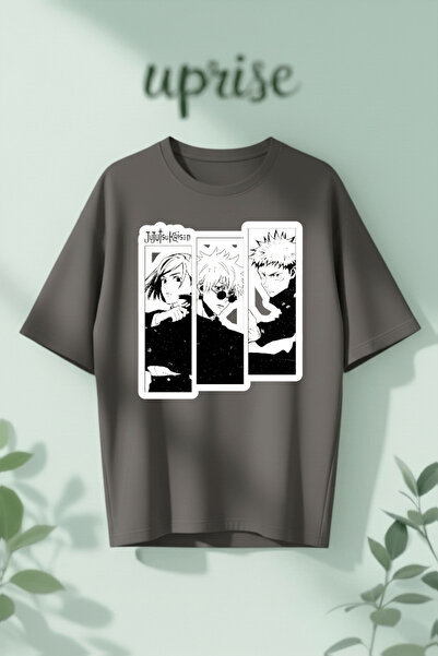 Vordevia Τζουτζούτσου Καϊζέν με τύπωμα Βαμβάκι lu oversized Μπλουζάκι