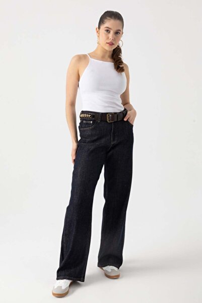 i8 Denim جينز واسع الساق