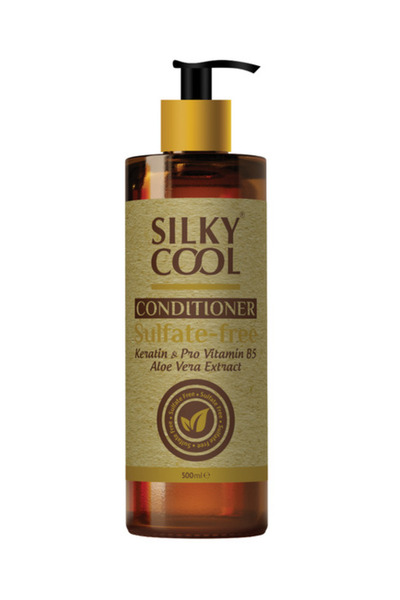 Silky Cool Sulfate-Free Conditioner – Hydrating Hair Treatment for Dry, Damag...