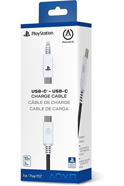 Powera USB-C to USB-C 3 Metre Kablo Lisanslı Playstation 5 Uyumlu Type-C to T...