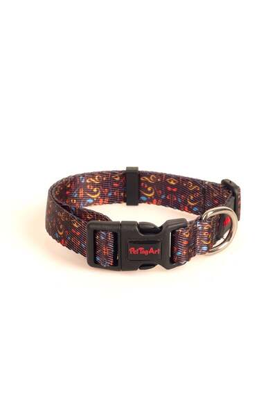 Pet Tag Art طوق كلب منقوش قابل للتعديل من PetTagArt