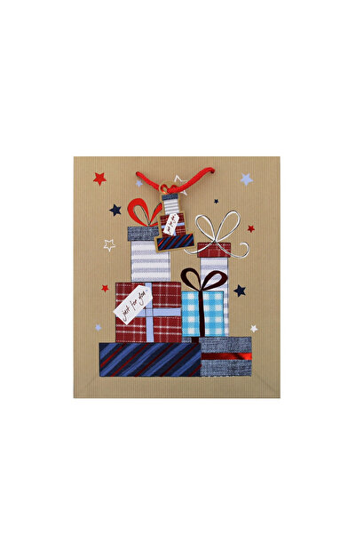 Eurowrap XL KRAFT PRESENTS Χάρτινη Τσάντα Δώρου