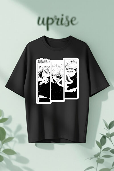 Vordevia Τζουτζούτσου Καϊζέν με τύπωμα Βαμβάκι lu oversized Μπλουζάκι