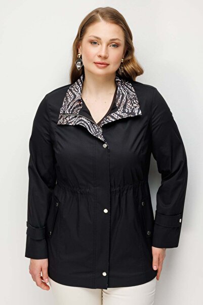 Ekol Βαμβακερή καμπαρντίνα με σχέδιο λεοπάρ