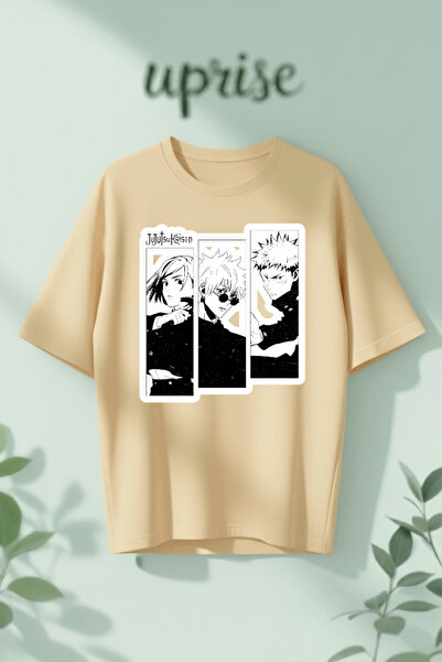 Vordevia Τζουτζούτσου Καϊζέν με τύπωμα Βαμβάκι lu oversized Μπλουζάκι