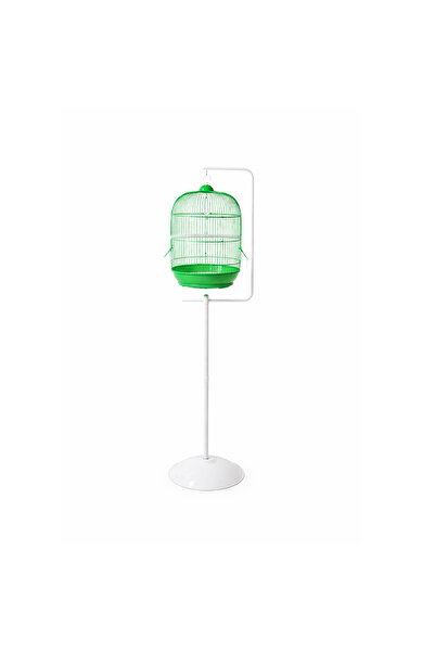 Dayang A309 Green Bird Cage & PED9910 White Stand Combo – Stylish Habitat for...