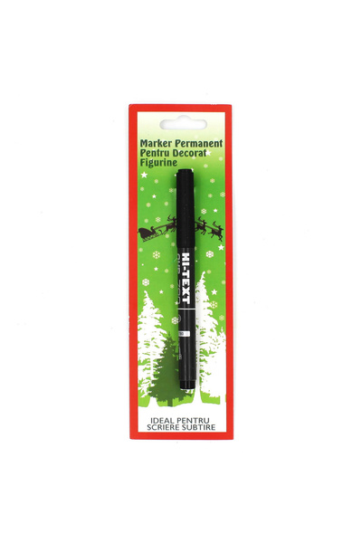 Gift Design Μαύρος μαρκαδόρος για χριστουγεννιάτικες διακοσμήσεις