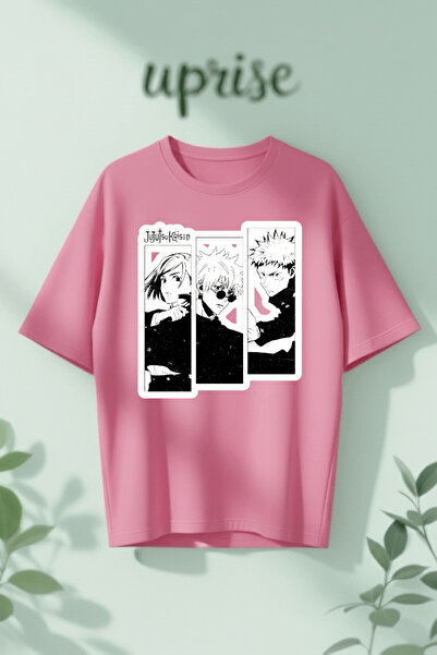 Vordevia Τζουτζούτσου Καϊζέν με τύπωμα Βαμβάκι lu oversized Μπλουζάκι