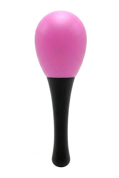 Temel Plastik Marakas Ritim Aleti Pembe 13 cm
