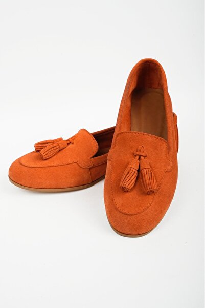 Laura Shoes لورا ومانوئل جلد أصلي حذاء مسطح