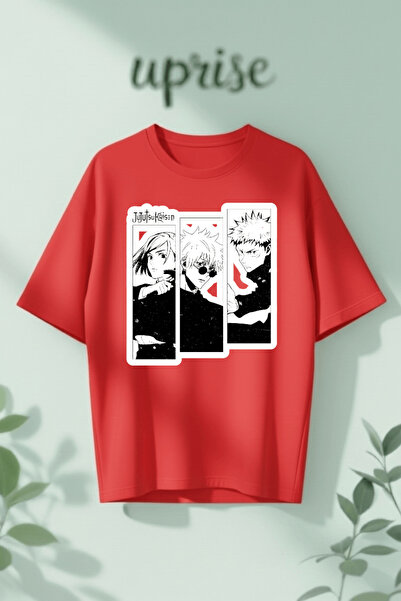 Vordevia Τζουτζούτσου Καϊζέν με τύπωμα Βαμβάκι lu oversized Μπλουζάκι