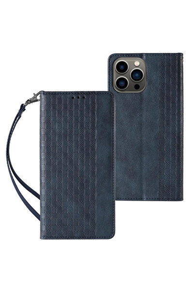 Hurtel Husă cu curea magnetică pentru iPhone 12 Pro Max, tip portofel, cu min...