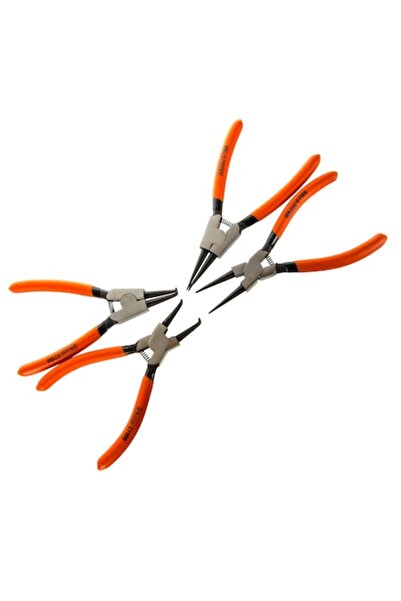 richmann Set de 4 clești cu inele elastice, 160 mm, portocalii