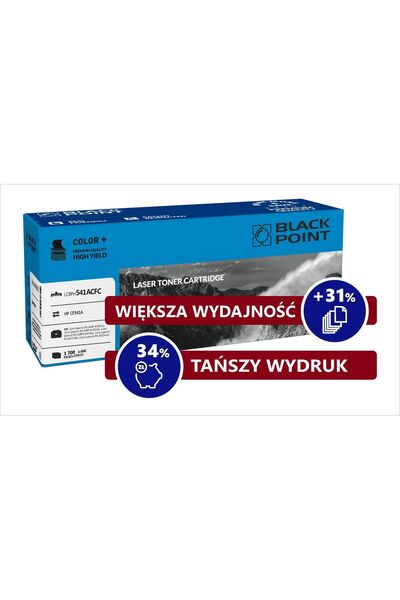 Black Point Toner LCBPH541ACFC Cyan, înlocuitor pentru CF541A (BLHCF541AC)