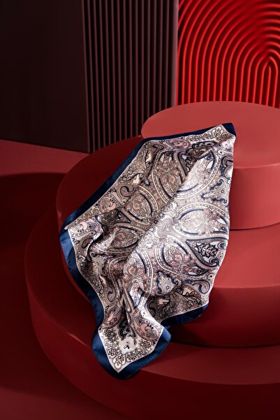 JAWEL Γυναικεία μπαντάνα και φουλάρι με έθνικ σχέδια 55*55 εκ.