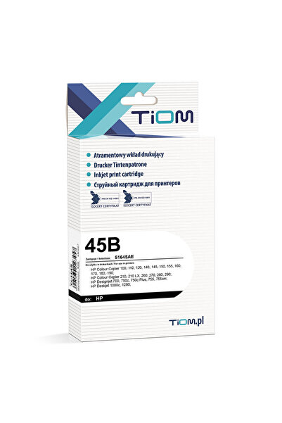 Other Cartuș de cerneală Tiom pentru HP 45 |   100/150/210/700/1000c |   negru