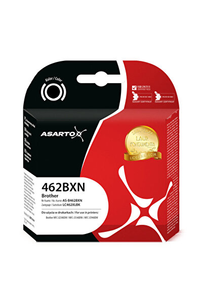 Other Asarto Ink Cartridge for Brother 462BXN | LC462XLBK | 3000 str. | black