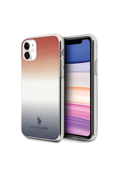 Other Husă iPhone 11 US Polo Colecția Gradient Pattern roșu/albastru/albastru