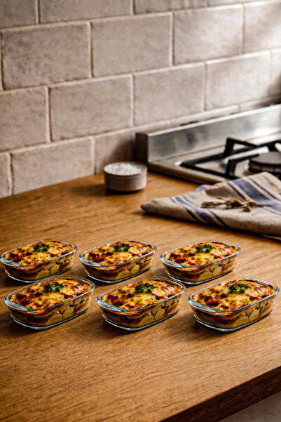 Fhilli 6-Piece Heat-Resistant Borcam Bowl Anti-Scratch Soufflé Casserole Oven...