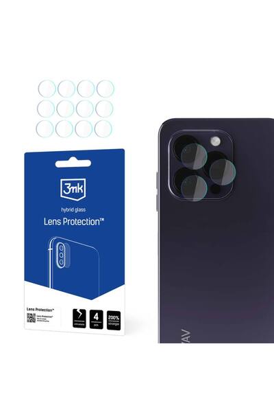 3MK Protecție Lentilă Xiaomi Redmi Note 13 Pro 5G [PACHET DE 4]