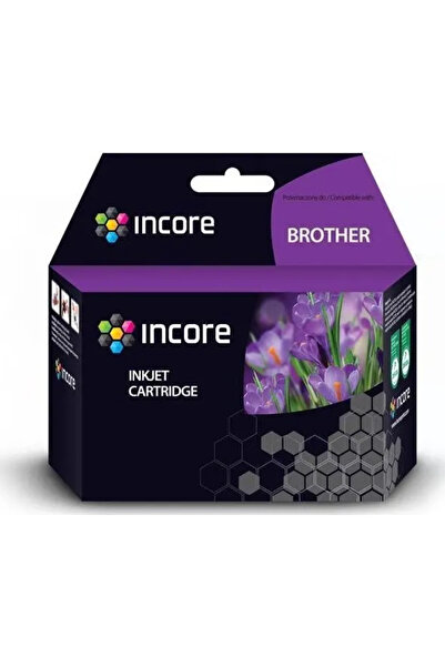 INCORE Cartuș de cerneală pentru Brother LC-422Y, Galben, 10ml