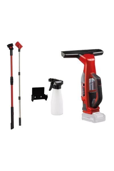 Einhell BRILLIANTO Solo Akülü Teleskobik Uzatmalı Cam Temizleme Makinesi 3437100