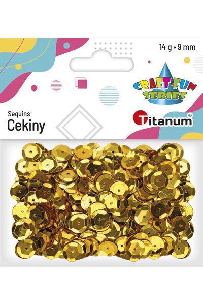 Titanum Paiete metalice aurii de 9mm, 14g