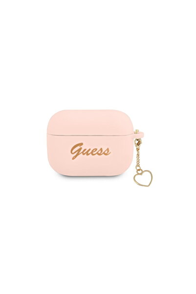 Guess GUAPLSCHSP Apple AirPods Pro roz Colecție de brelocuri din silicon în f...