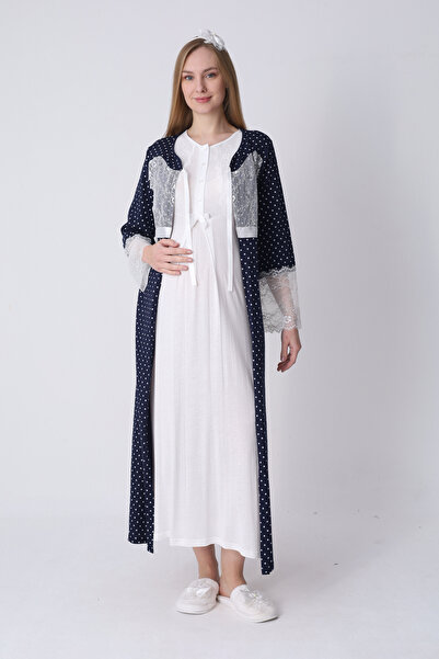 ERDENİZ TEKSTİL Σετ νυχτικών και ρόμπας εγκυμοσύνης – Σετ νυχτικών εγκυμοσύνη...