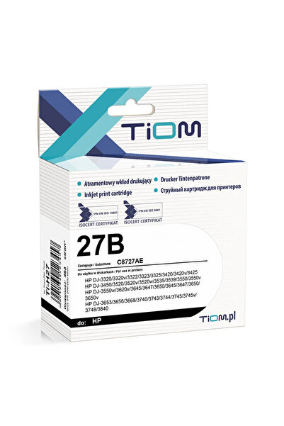 Other Cartuș de cerneală Tiom pentru C8727AE HP DJ-3320 |   negru
