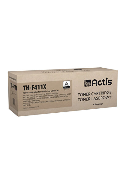 Actis Тонер TH-F411X Циан Заместващ за 410X CF411X (TH-F411X)