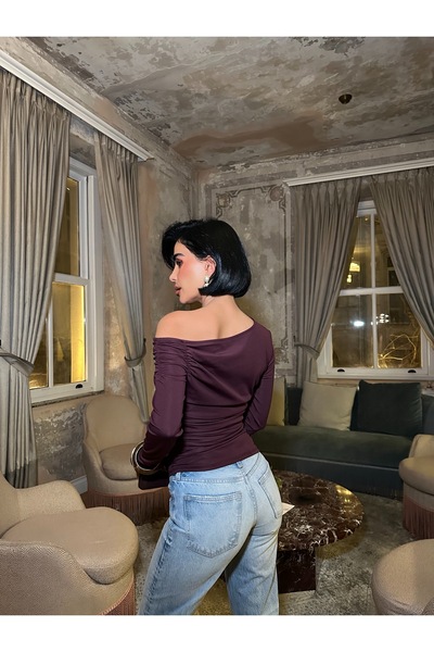 candybia Women's Buckle Detailed Blouse