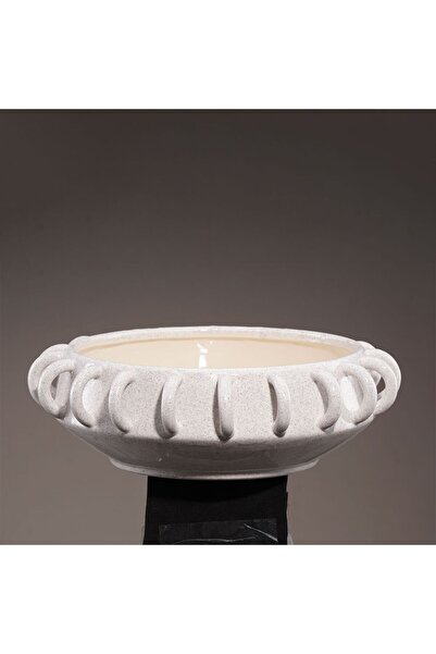 Danube Home Cerelia Loop Fruit Bowl 34X34X11.5Cm -White