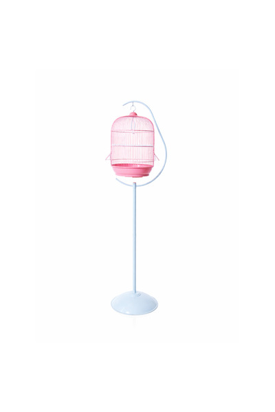 Dayang A309 Pink Bird Cage & PED9930 White Stand Combo – Stylish Habitat for ...