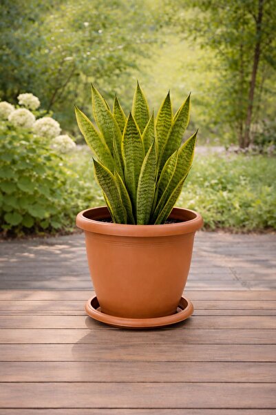 Alezy V507 Villa Saksı No:7 - 8.8 Litre 30cm Kiremit