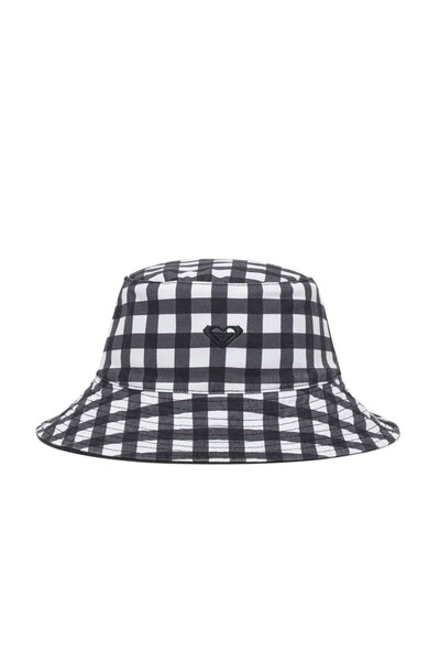 Roxy ΓΙΑΣΕΜΙΝΟ ΠΑΡΑΔΕΙΣΟΣ ΚΑΠΕΛΟ ΤΥΠΟΥ BUCKET ΟΝΕΙΡΕΜΕΝΟ ΜΑΥΡΟ ΜΕ ΜΕΓΑΛΕΣ ΒΟΥ...