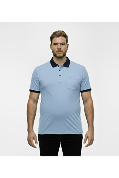 Lifeguard Large Size Men's Polo Neck T-Shirt