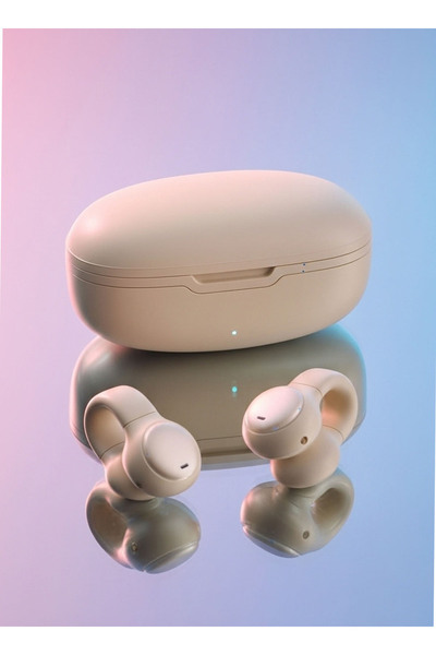 Generic Wireless Ear Clip Bone Conduction Headphones - Open-Ear Bluetooth Spo...