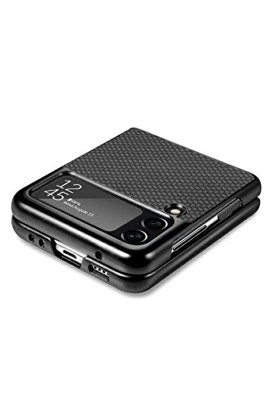 Beline Carcasă din carbon pentru Samsung Z Flip 6 / Z Flip7 FE negru