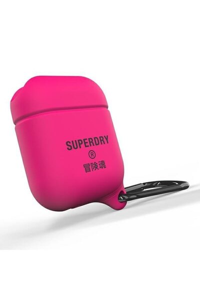 SUPERDRY Husă AirPods Impermeabilă Roz / Roz