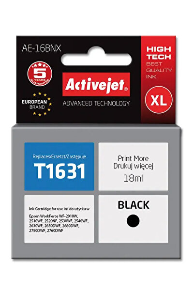 Other ACTIVEJET EPSON 16XL (T1631) Cerneală 18ml /AE-16BNX