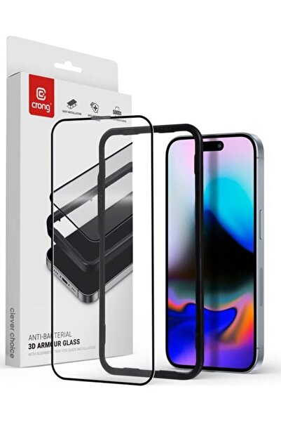 Crong Sticlă blindată 3D pentru Apple iPhone 16 Pro Max