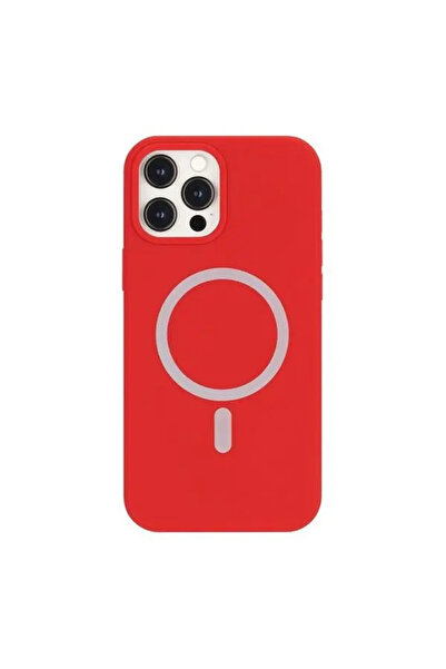 Mercury Husă de silicon MagSafe pentru iPhone 12 Pro Max 6.7 " Roșu