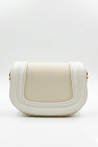 VELLABAGS Women's Ecru Mini Shoulder Bag – Elegant and Stylish Design