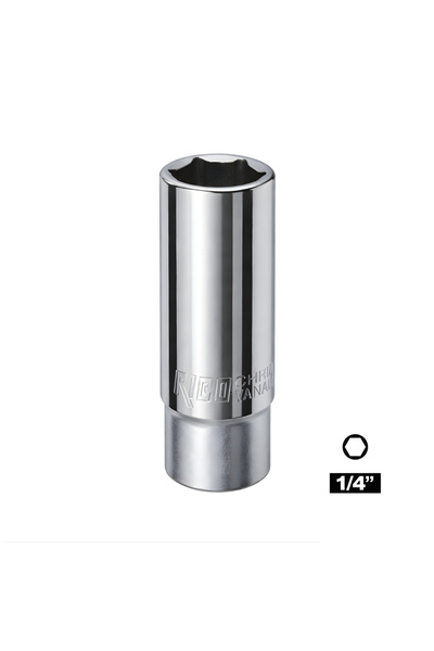 Rico 1/4 Altı Köşe Derin Lokma 9 mm